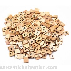 M-Aimee 400 SCRABBLE TILES NEW Scrabble Letters Pendants Crafts Spelling Pieces B01M3O4CTV